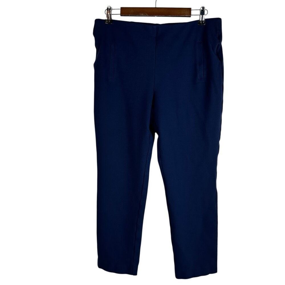 Chico's So Slimming Juliet Ankle Pants size 10 Blue